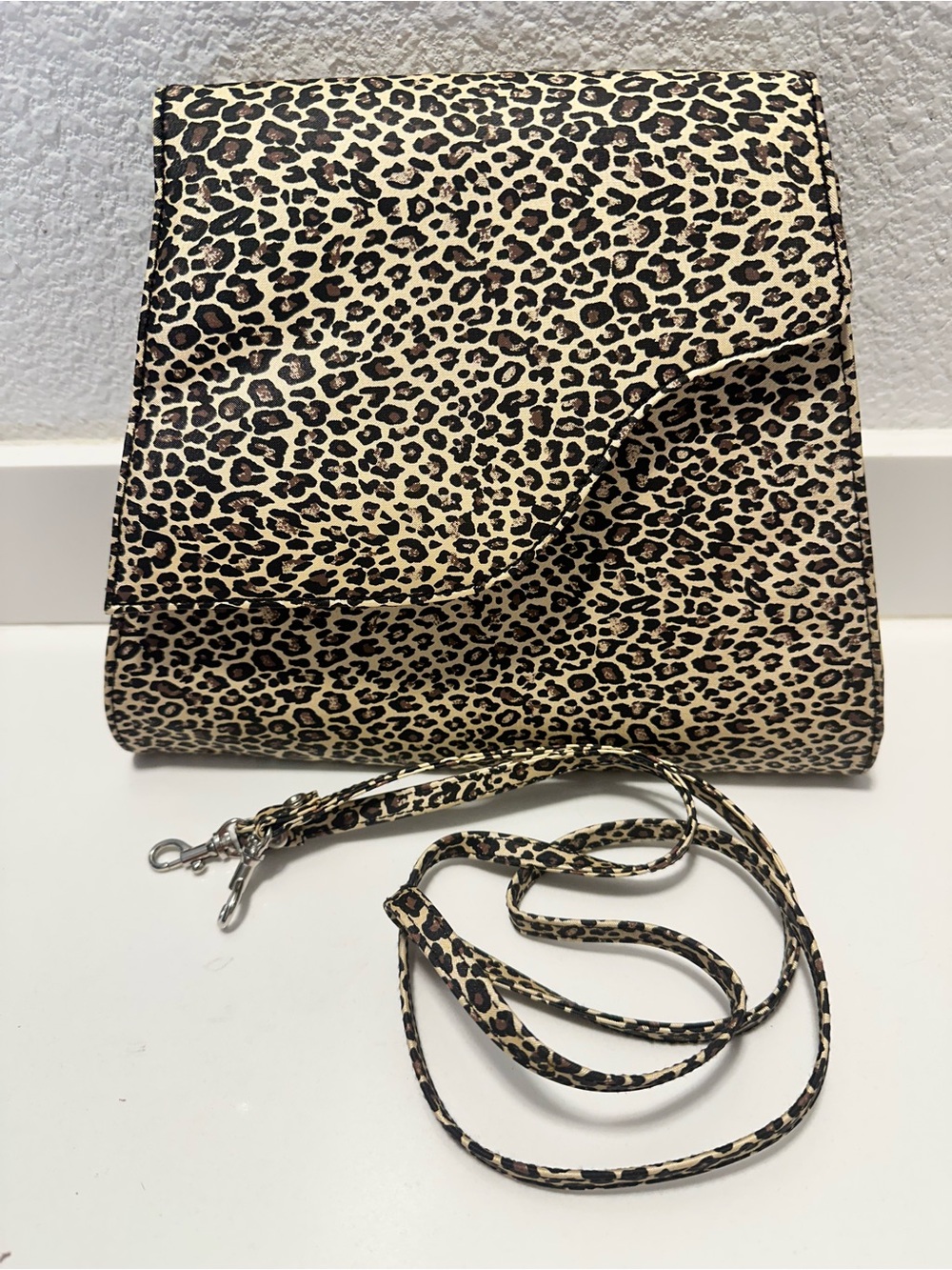 Leopard Print Crossbody Bag - Chic Animal Print Shoulder Bag